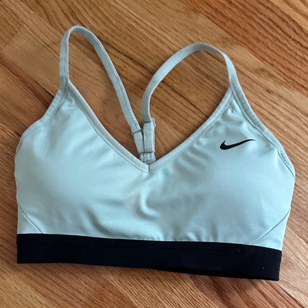 Nike Women's Mint Sports Bra with Black Band